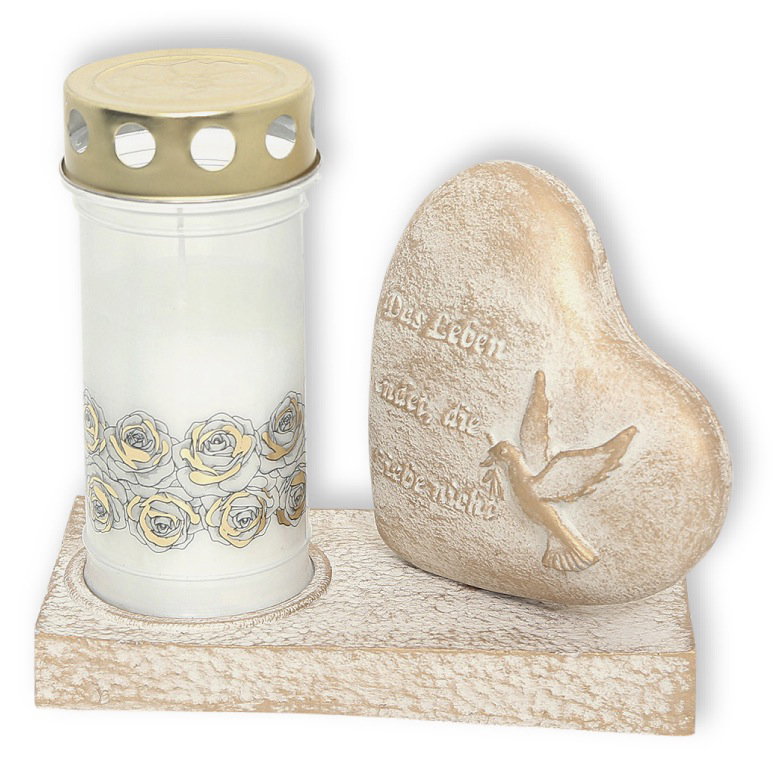 Plamty® Pietra Memorial Heart Statue wholesale