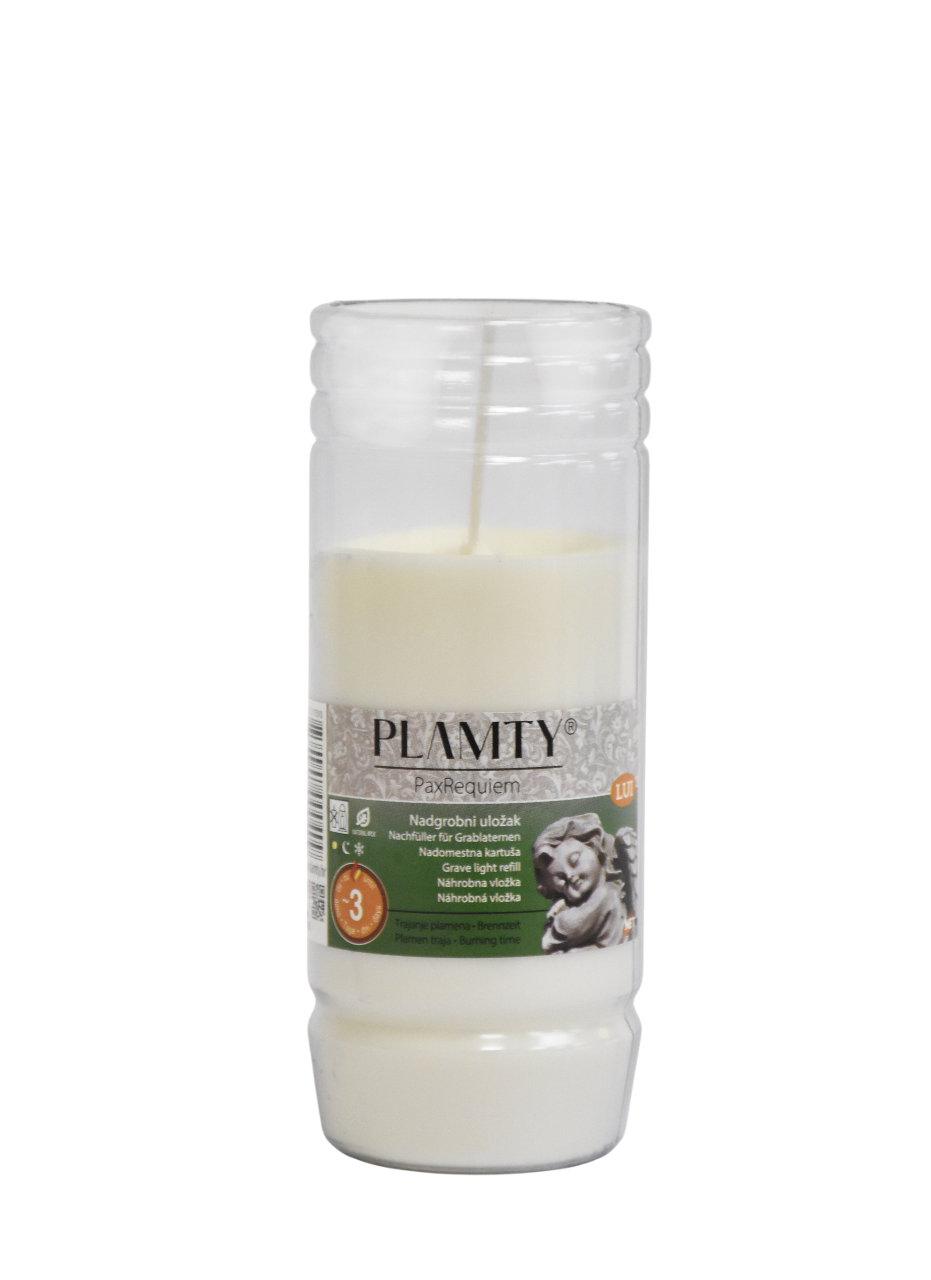 Plamty® Requiem insert 3 days — grave lantern insert wholesale